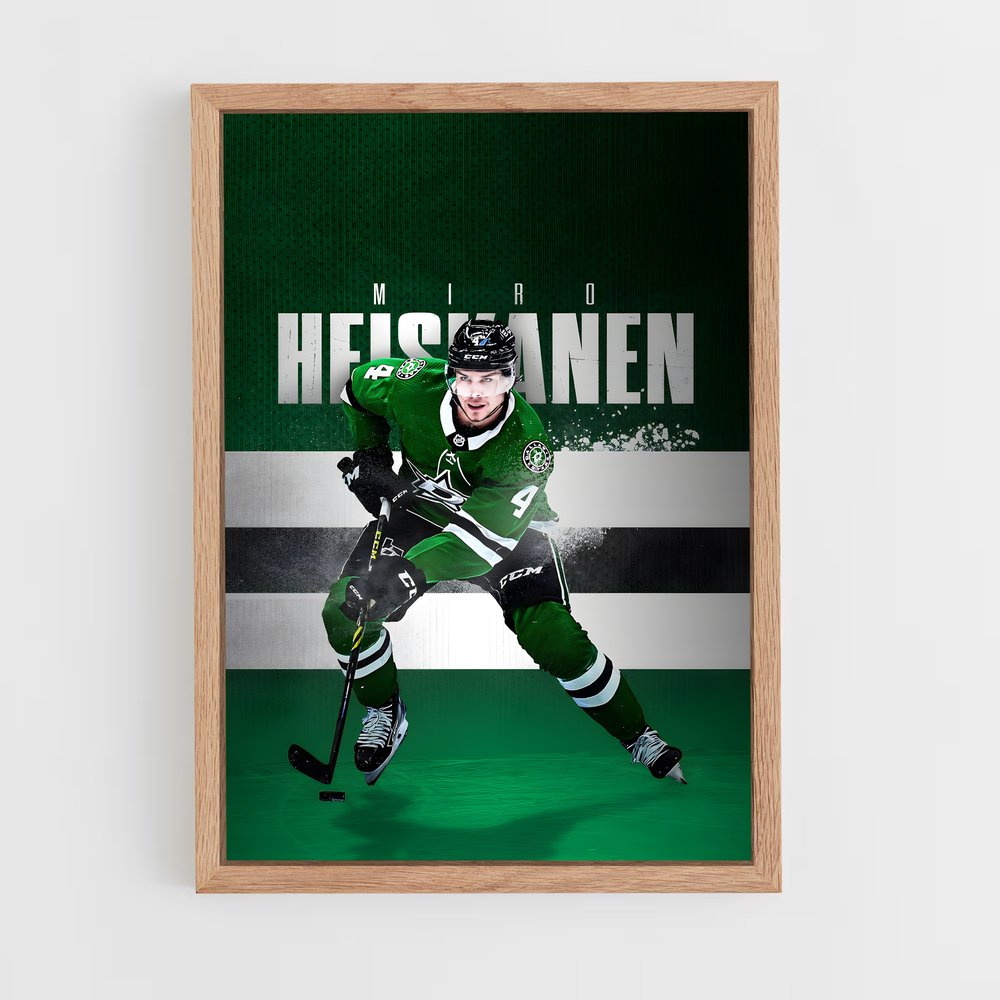 Poster Miro de heiskanen – affiche Hockey sur glace (vue 4)